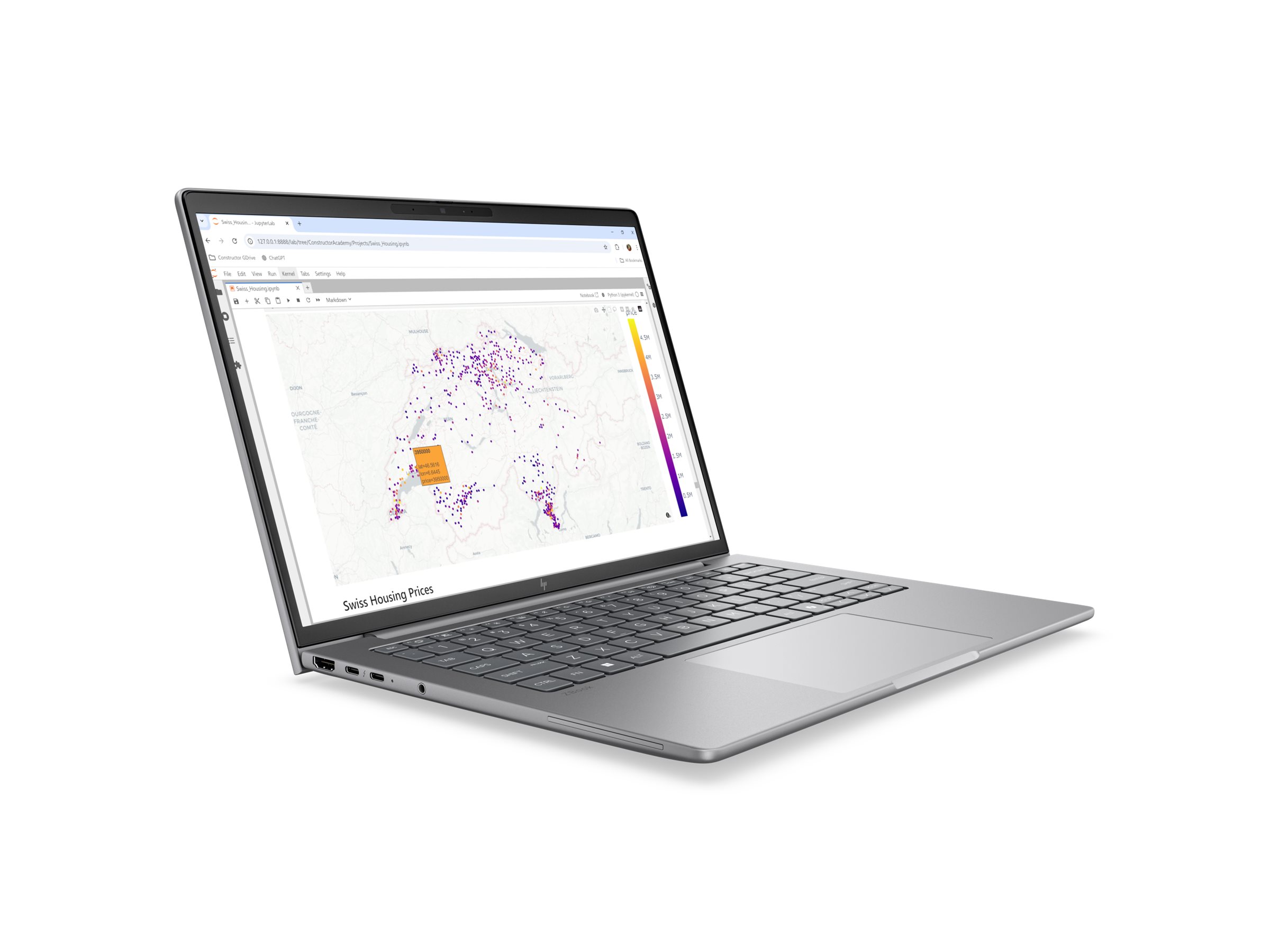 HP ZBook 8 G2i Mobile Workstation - Intel Core Ultra X7 358H - Win 11 Pro - Arc B390 - 32 GB RAM - 1 TB SSD NVMe - 35.6 cm (14")