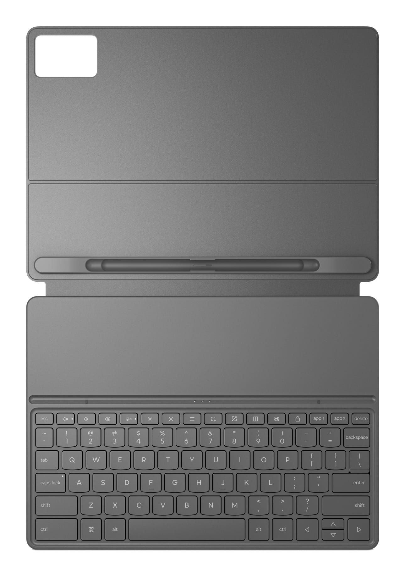 Lenovo ZG38C07508, Lenovo, Idea Tab Plus, Grau, Luna Grey, Polyurethan, RoHS