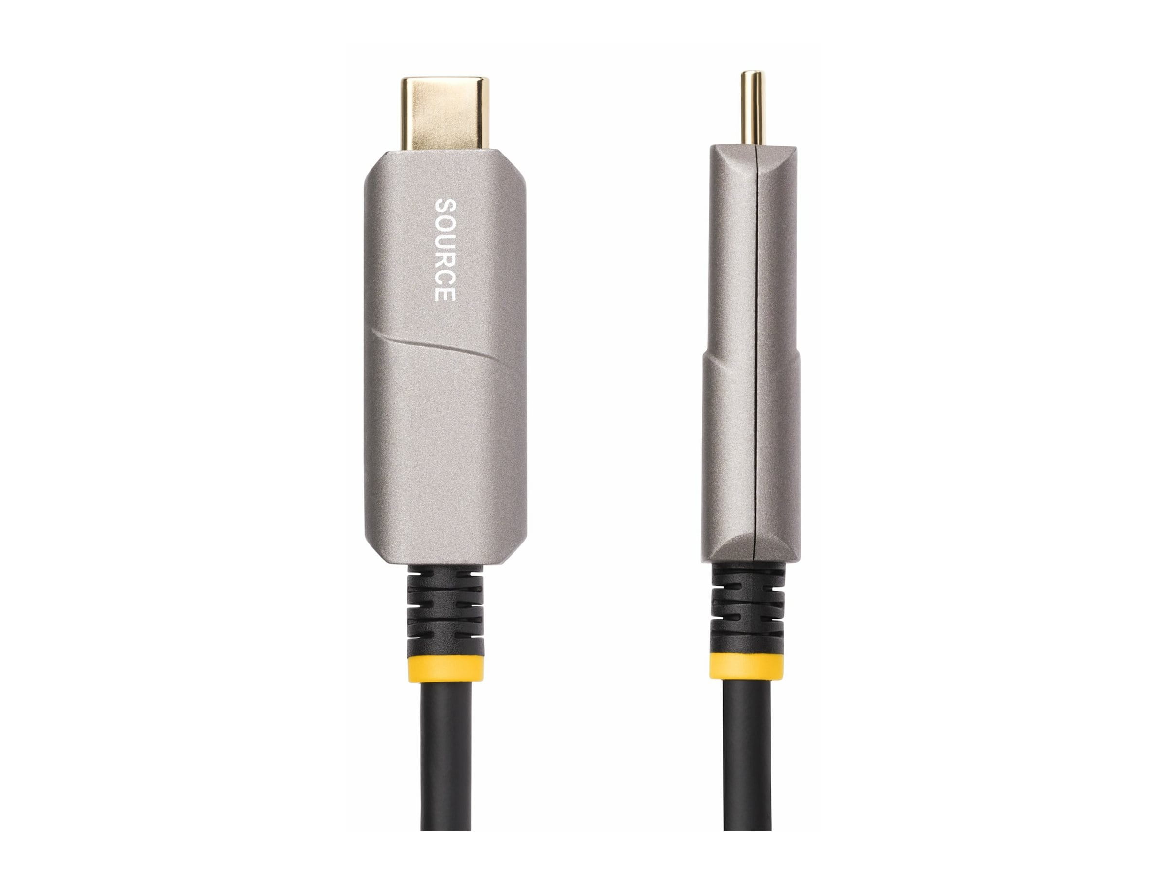 StarTech.com 9,15m USB-C zu HDMI 2.0 Aktives optisches Kabel, 4K 60Hz - HDMI-Kabel - USB-C männlich zu HDMI, USB (nur Strom)