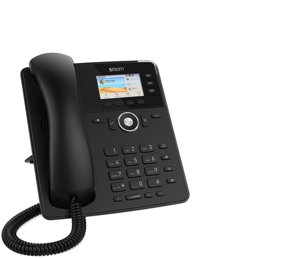 Snom D717 - VoIP-Telefon - dreiweg Anruffunktion