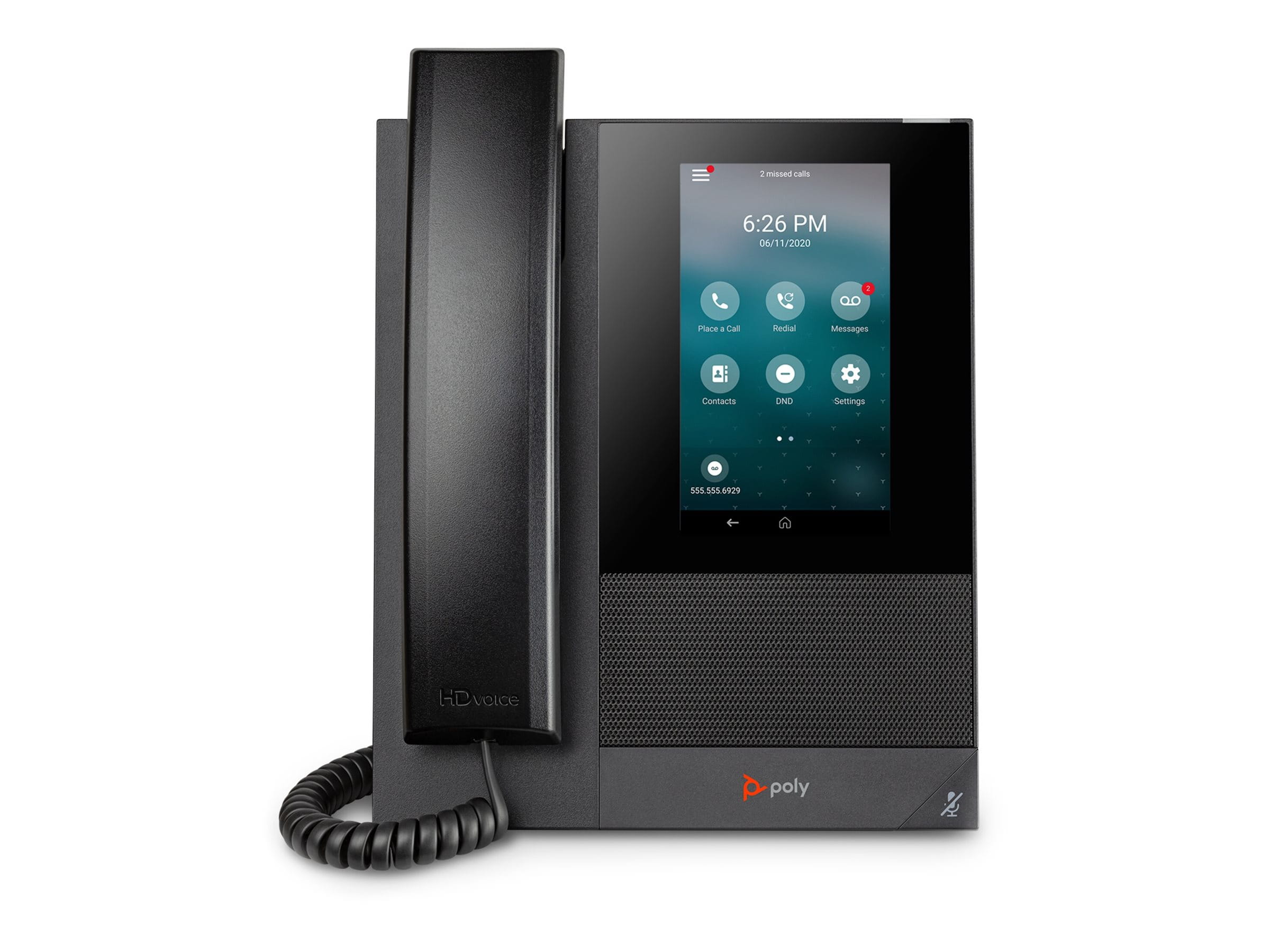 Poly HP Poly CCX 400 - VoIP-Telefon mit Rufnummernanzeige/Anklopffunktion