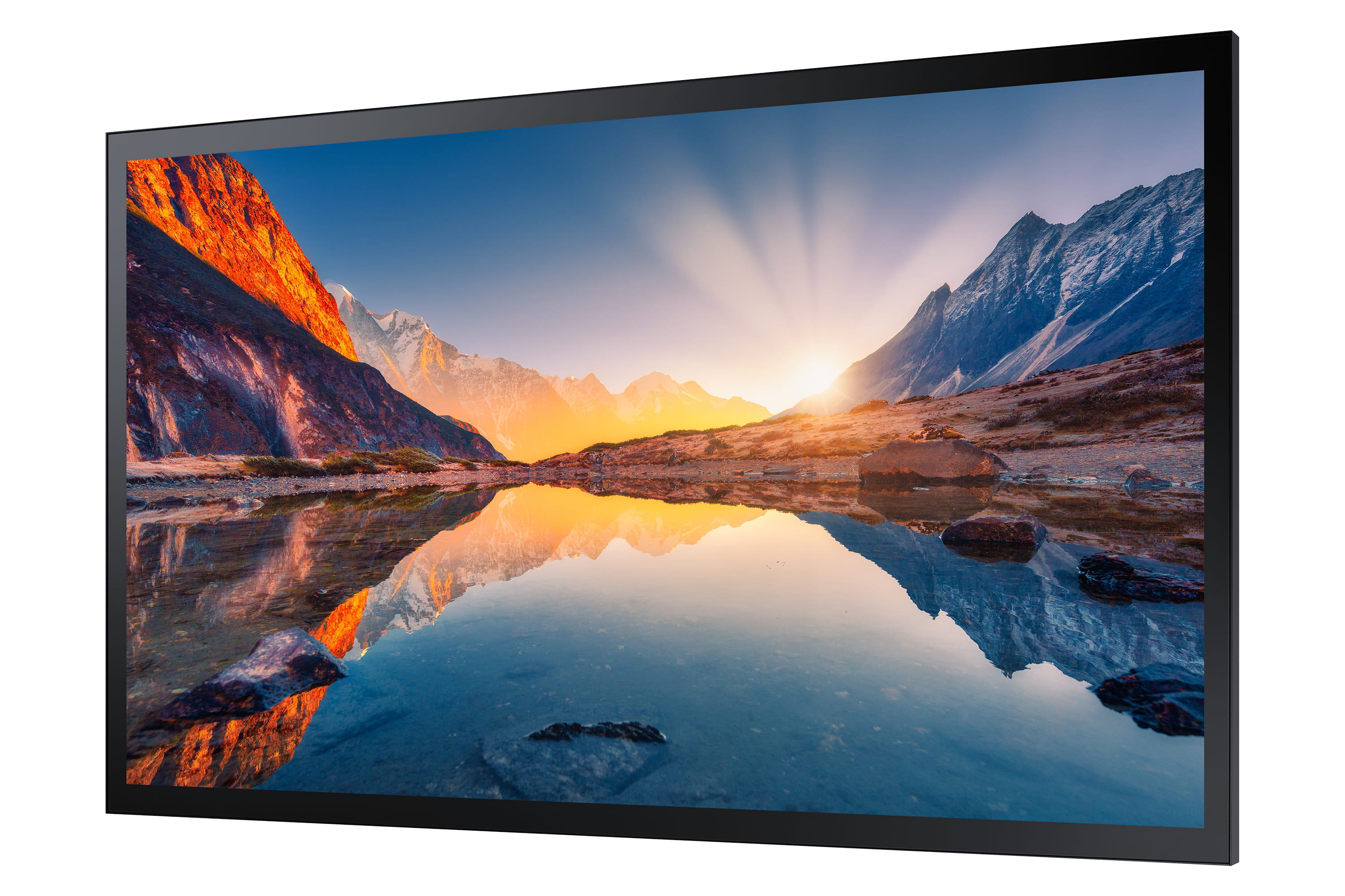 Samsung QM55B-T - 138 cm (55") Diagonalklasse QMB Series LCD-Display mit LED-Hintergrundbeleuchtung - Digital Signage - mit Touchscreen - Tizen OS - 4K UHD (2160p)