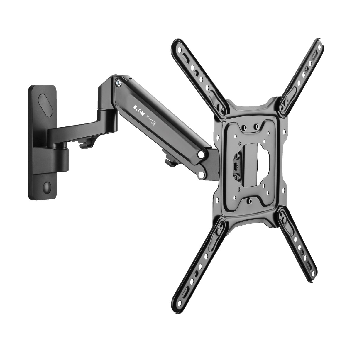 Tripp Eaton Tripp Lite Series TV Wall Mount Full-Motion Swivel Tilt with Fully Articulating Arm for 23" to 55" Flat-Screen Displays - Klammer - neigbar - für Fernseher und Monitor - Stahl - Schwarz - Bildschirmgröße: 58.4-139.7 cm (23"-55")