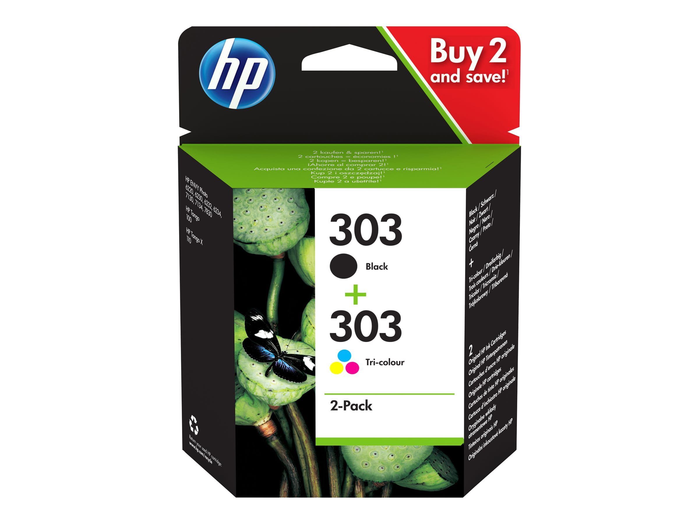 HP 303 Black/Tri-color - Original - Tintenpatrone