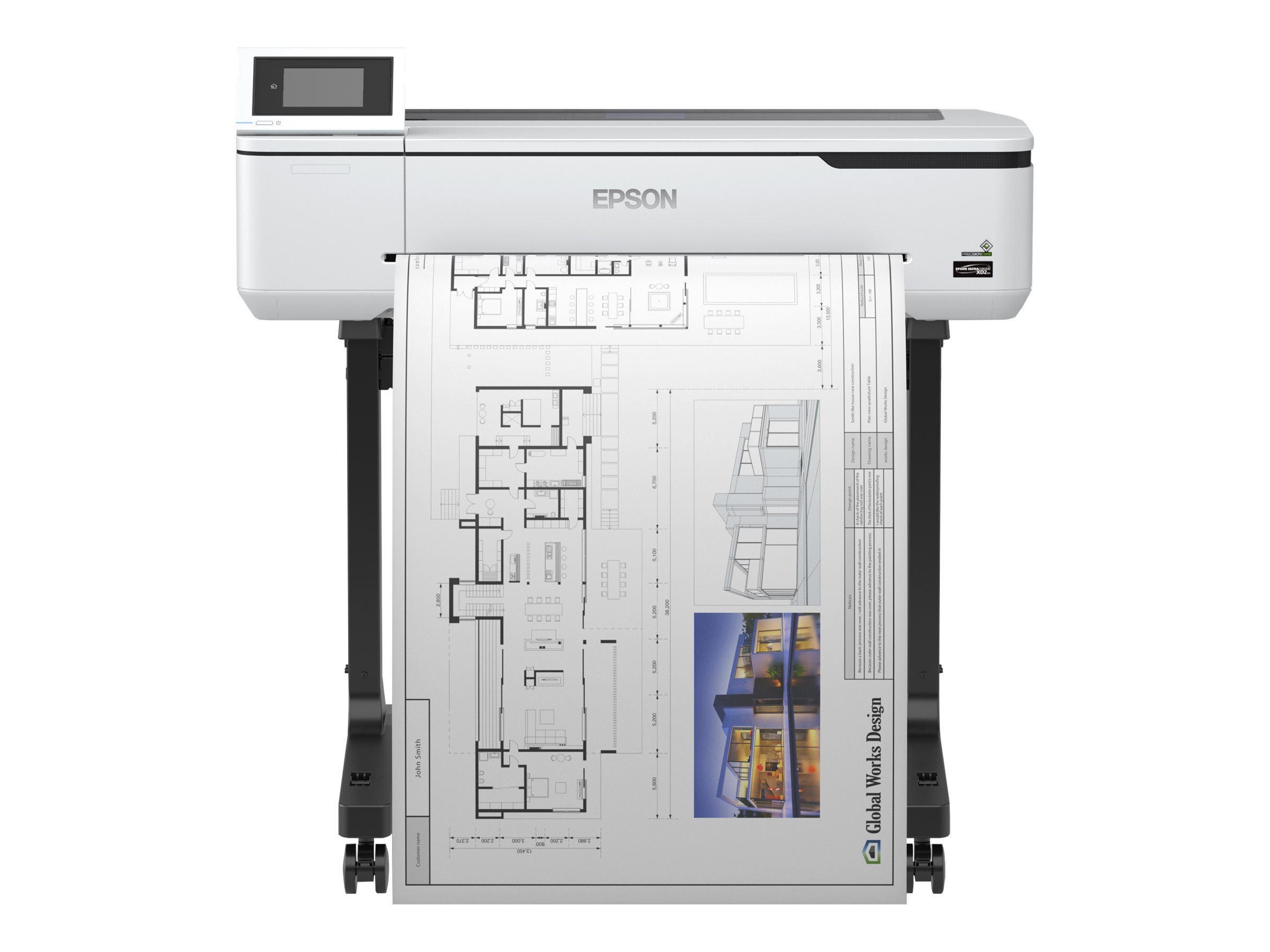Epson SureColor SC-T3100N - 610 mm (24") Großformatdrucker - Farbe - Tintenstrahl - Rolle A1 (61,0 cm)