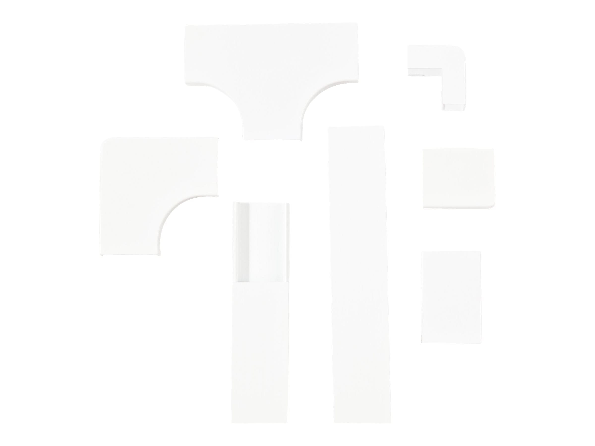 StarTech.com Solid Cable Management Raceway with Adhesive Tape & Cover, 1-1/4"(32mm)W x 3/8"(11mm)H, 3ft(1m) length, PVC Network/Power Cord Hider/Wall Wire Duct, Max 12 Cables, UL Listed - UL94 V0, M1 Fire Rated (CBMWWD3211)