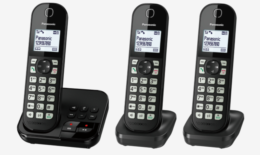 Panasonic KX-TGC463GB - Schnurlostelefon - Anrufbeantworter mit Rufnummernanzeige