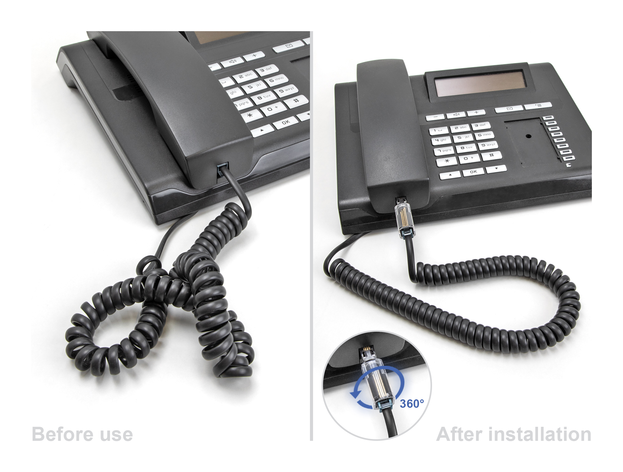 Delock Telefonadapter - RJ-10 (M) zu RJ-10 (W)