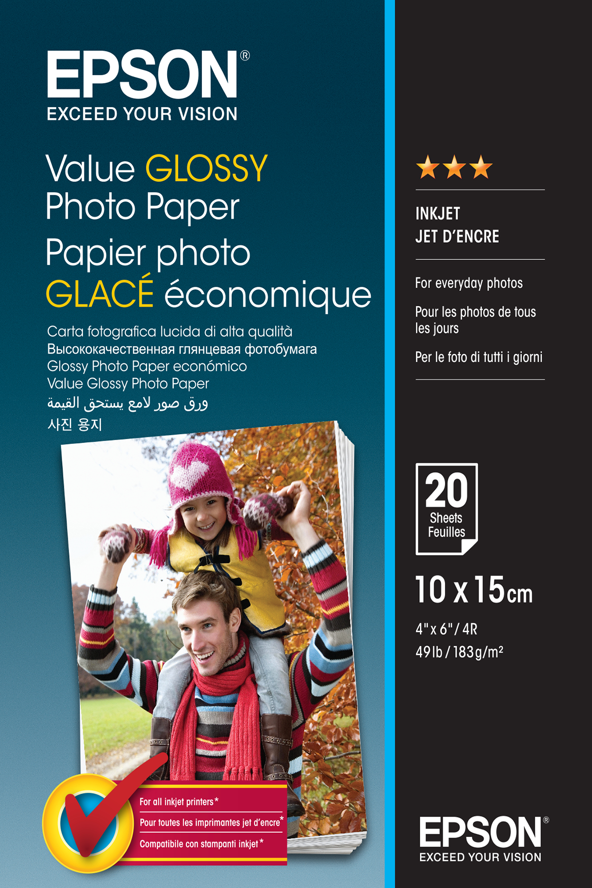 Epson Value - Glänzend - 100 x 150 mm - 183 g/m²