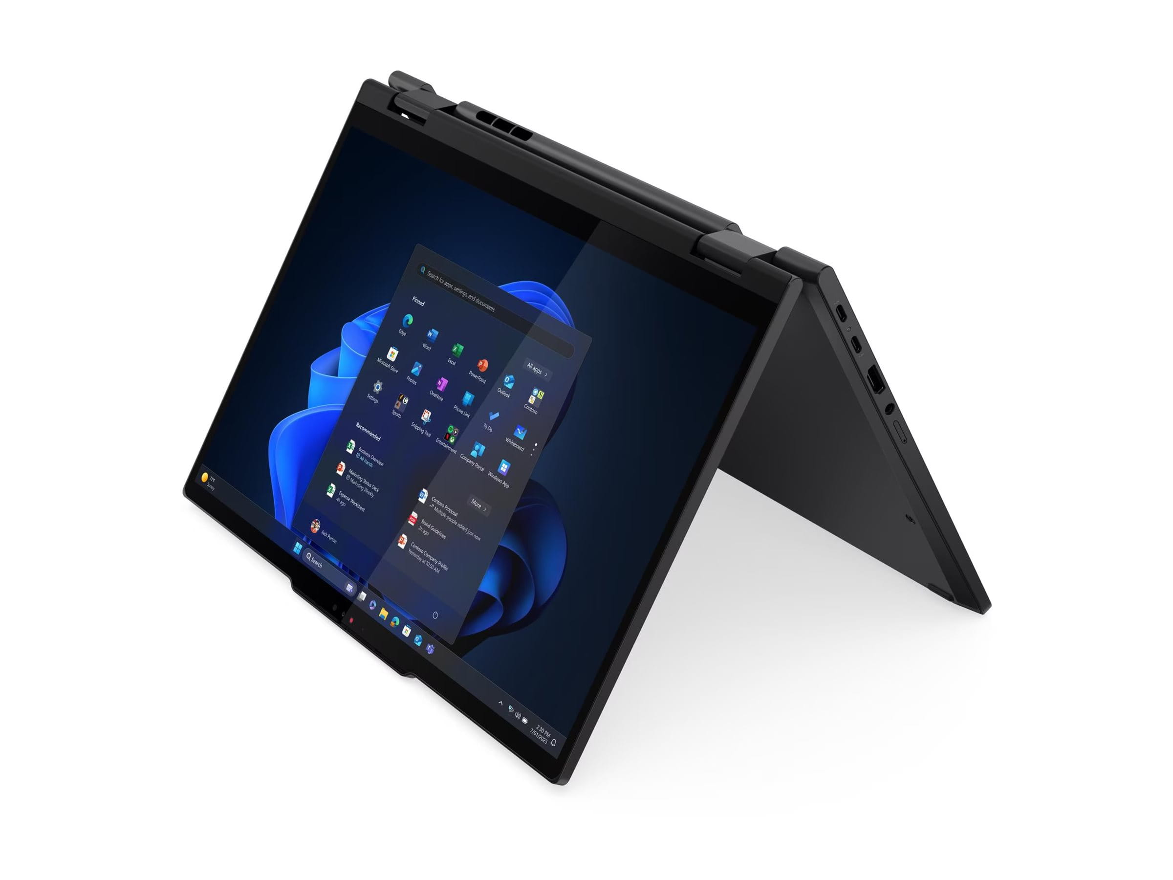 Lenovo ThinkPad T14s 2-in-1 Gen 1 21R3 - Flip-Design - Intel Core Ultra 7 255U - Win 11 Pro - Intel Graphics - 32 GB RAM - 1 TB SSD, NVMe - 35.6 cm (14")