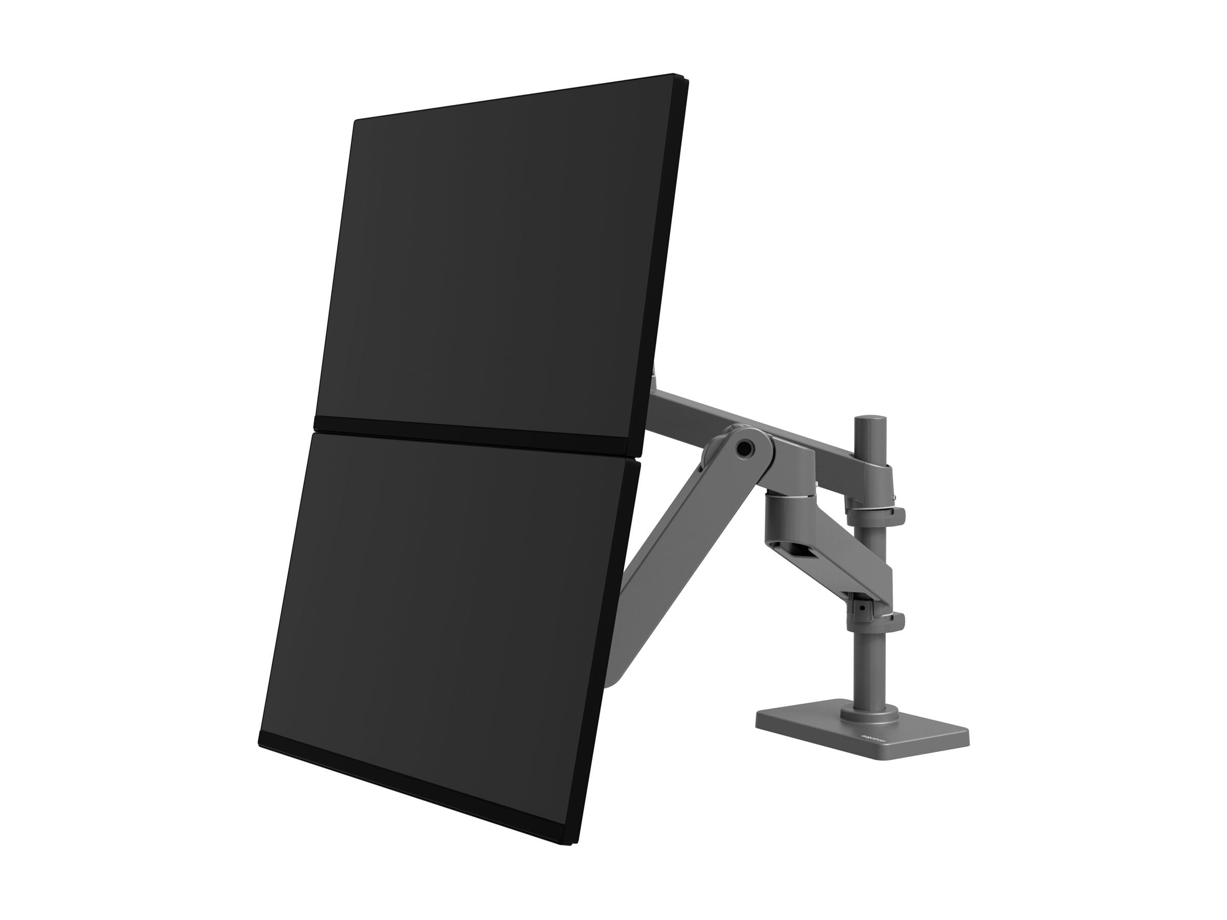 Ergotron LX Pro - Befestigungskit (Doppelarm) - modular - für 2 LCD-Displays - Aluminium - Dunkelgrau - Bildschirmgröße: bis zu 68,6 cm (bis zu 27 Zoll)