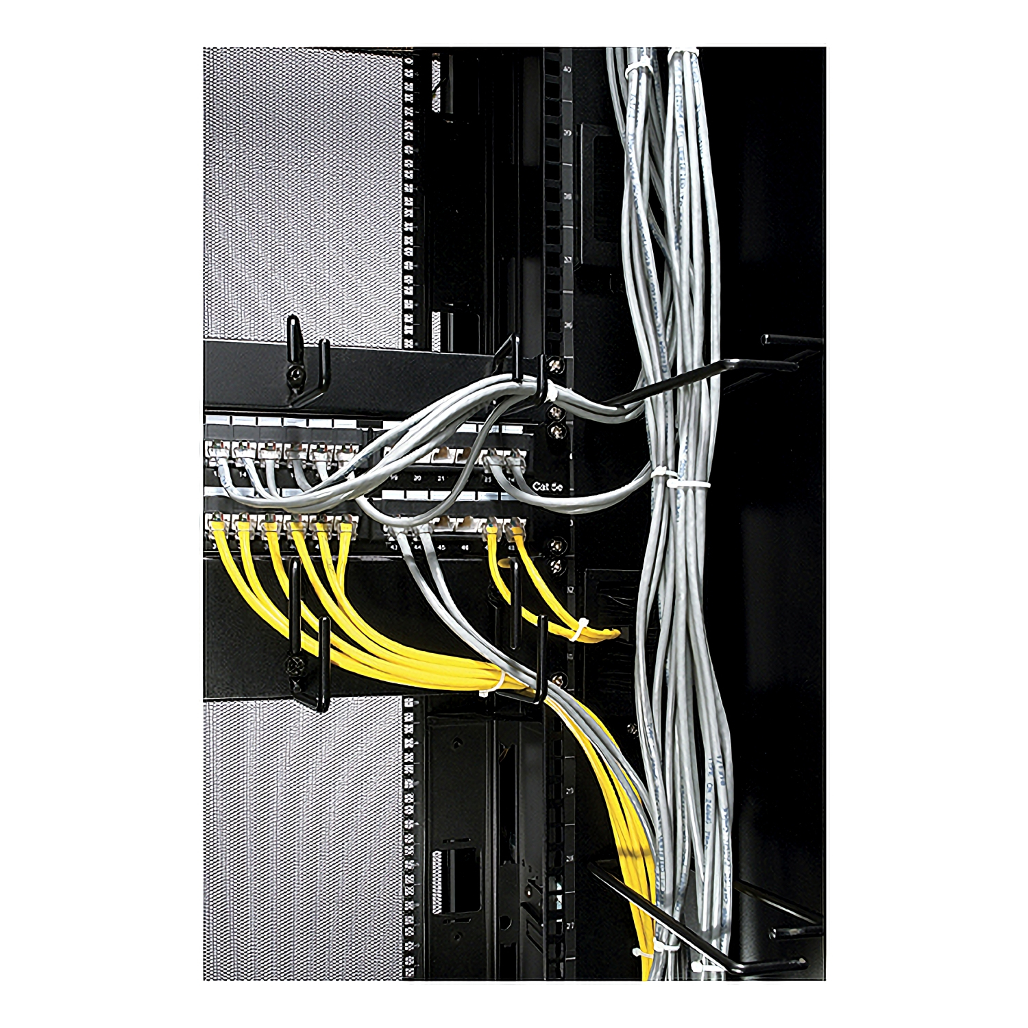 APC Kabel - Organizer - Schwarz - 2U - für