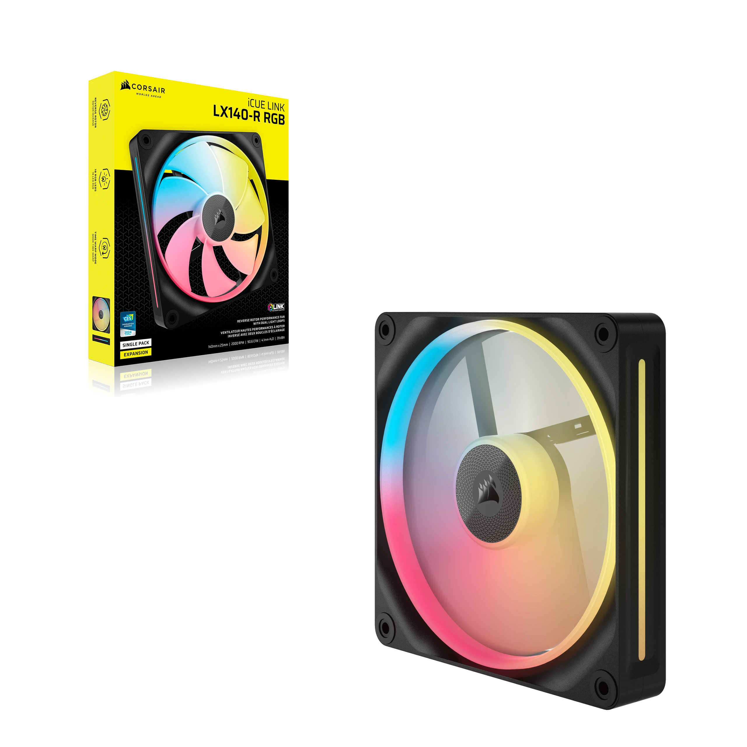 Corsair iCUE Link LX140-R RGB Expansion - Gehäuselüfter