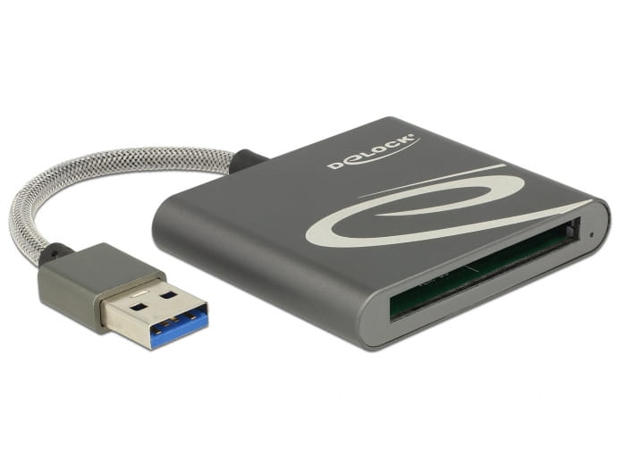 Delock Kartenleser (CFast Card Typ I, CFast Card Typ II)
