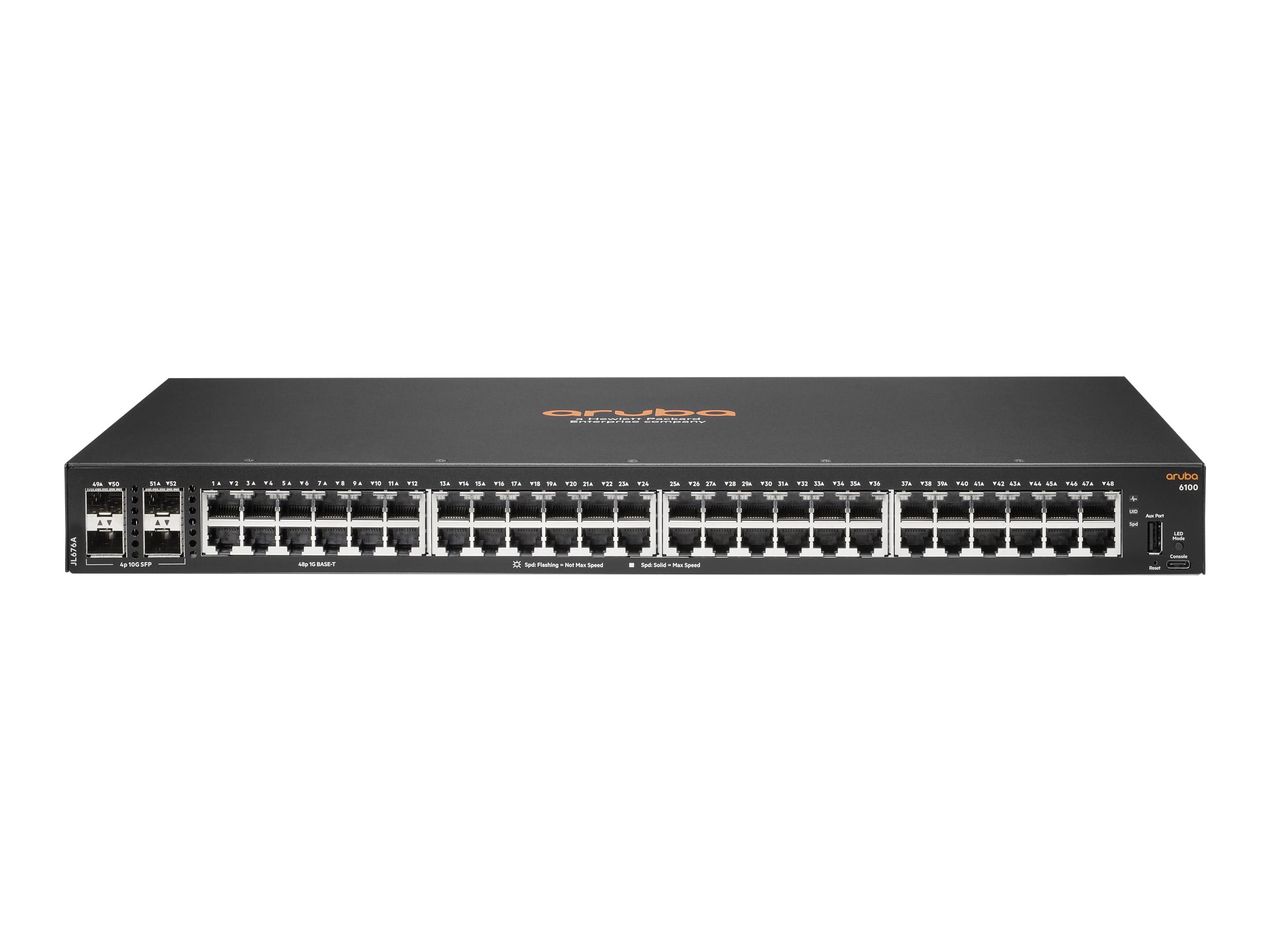 HPE Aruba Networking 6100 48G 4SFP+ Switch - Switch - managed