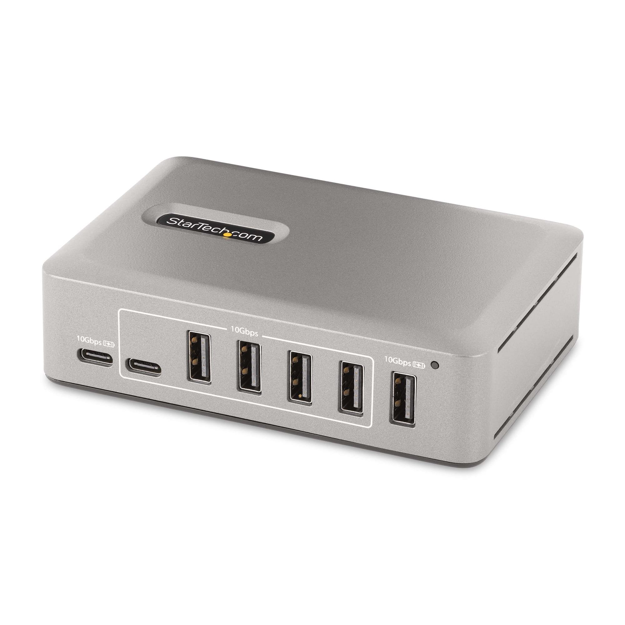StarTech.com 10-Port USB-C Hub, USB C Verteiler/Splitter