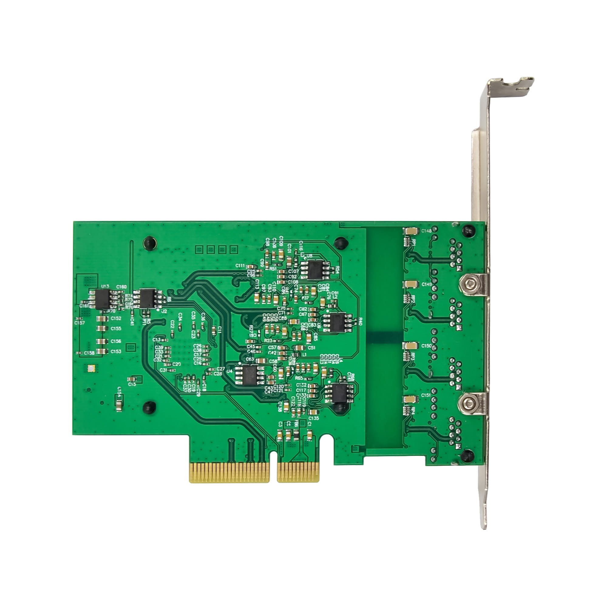 InLine Quad Netzwerkkarte - PCIe x4 - 4-Port RJ45 2,5Gb/s - inkl. low profile