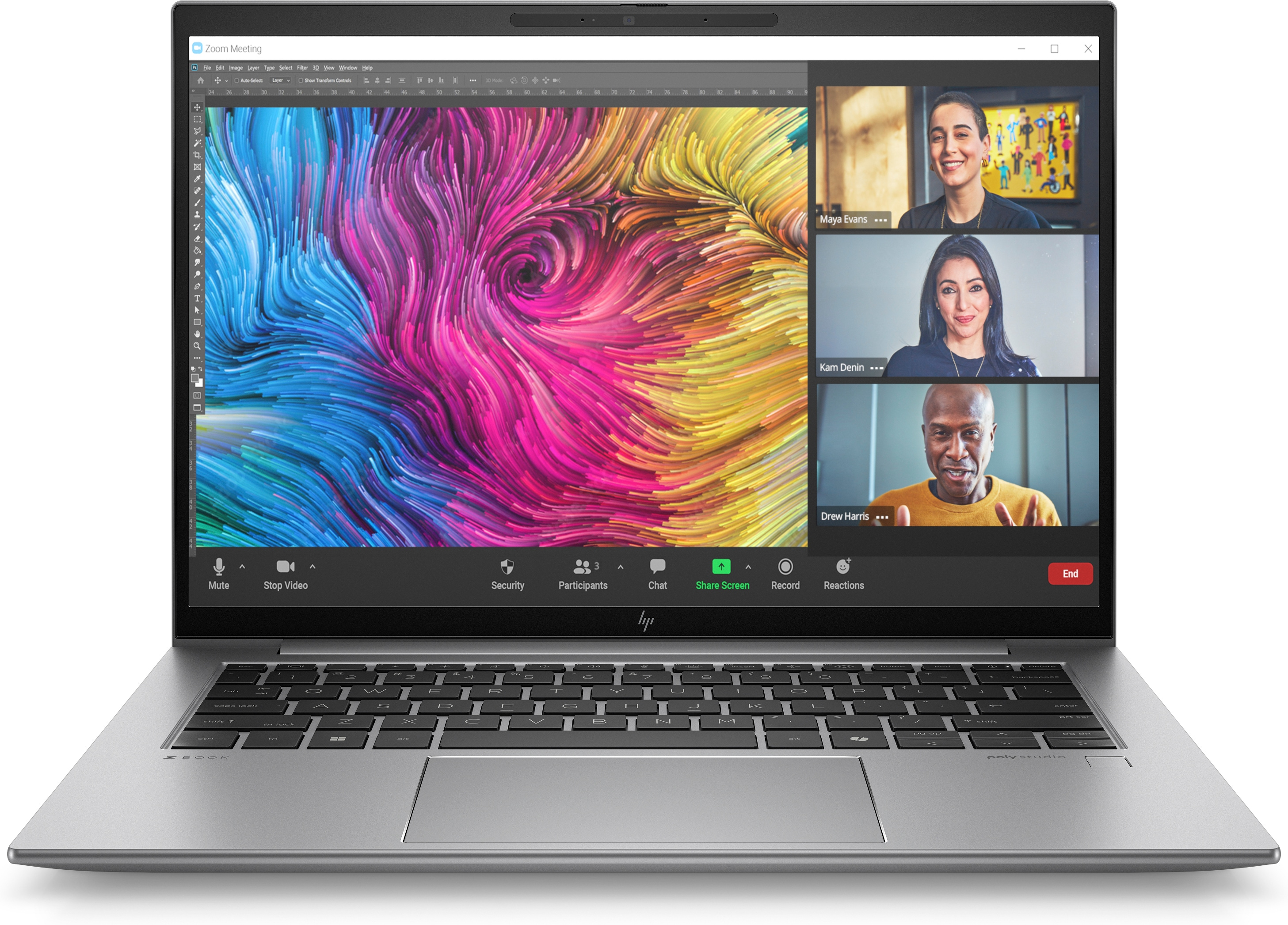 HP ZBook Firefly 14 G11 Mobile Workstation - Intel Core Ultra 7 165H / 1.4 GHz - vPro - Win 11 Pro - RTX A500 - 64 GB RAM - 1 TB SSD NVMe, TLC - 35.6 cm (14")