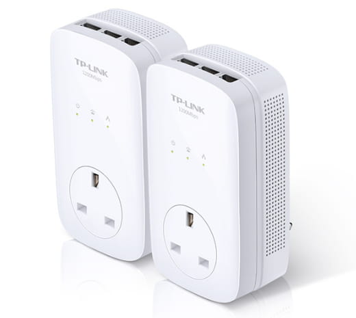TP-LINK TL-PA8030P KIT - Starter Kit - Powerline Adapter 1GbE, HomePlug AV (HPAV)