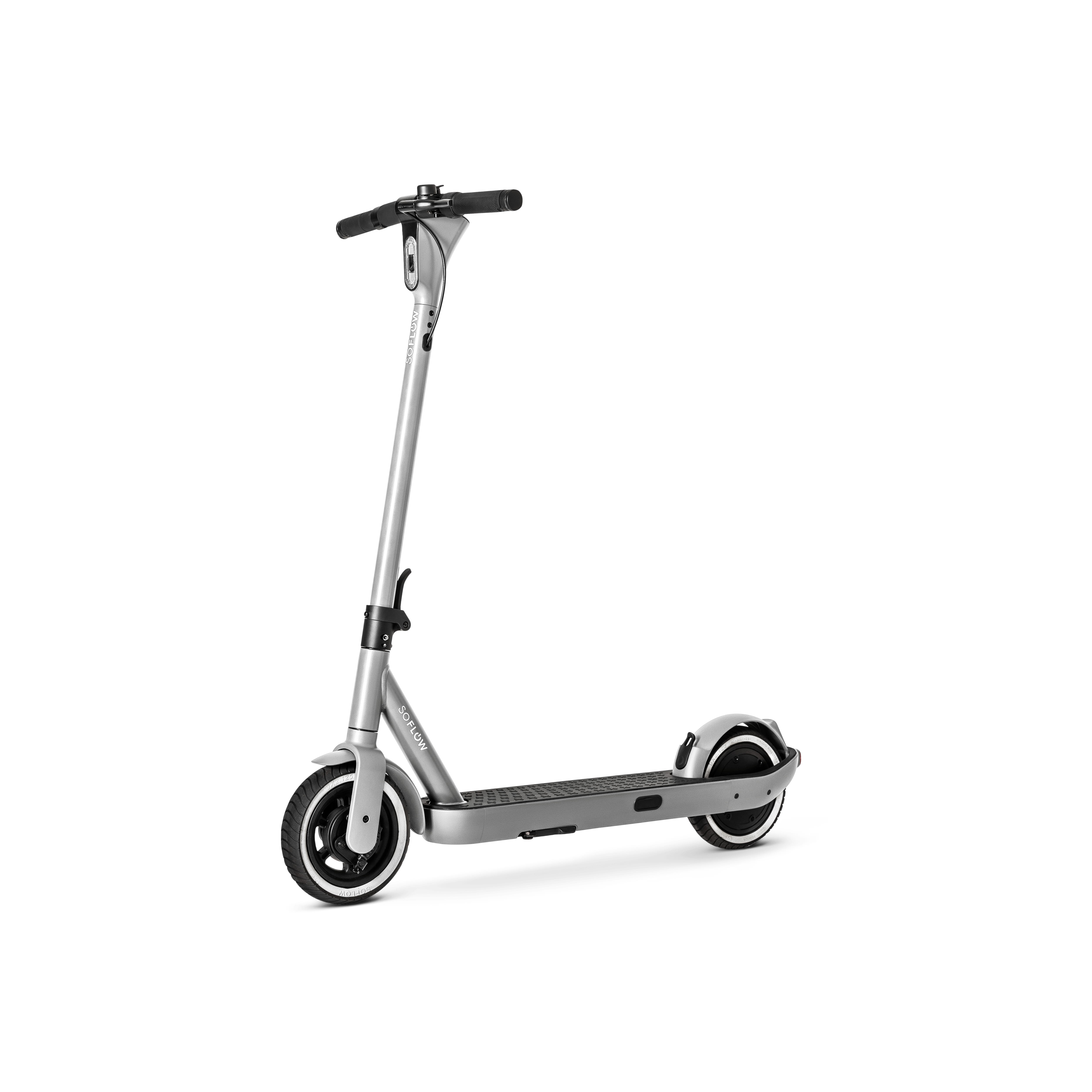 SoFlow SO ONE +, Klassischer Roller, Grau, Silber, 22 km/h, 120 kg, Unisex, 2 Rad/Räder