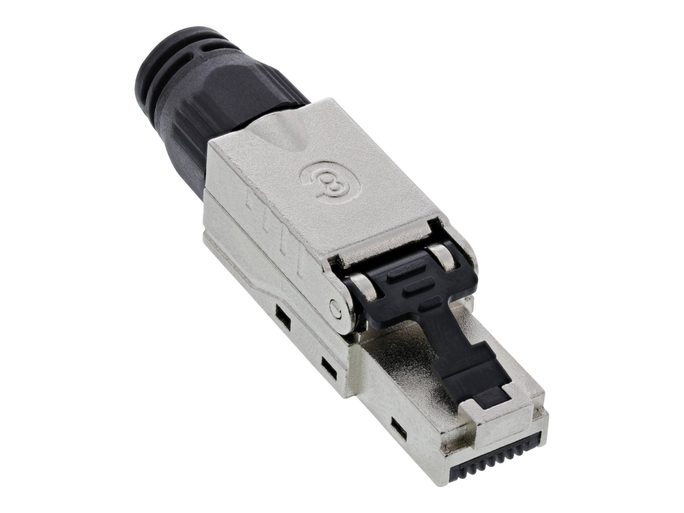 InLine RJ45 Stecker Cat.8.1 2000MHz - feldkonfektionierbar - geschirmt - Schraubv.