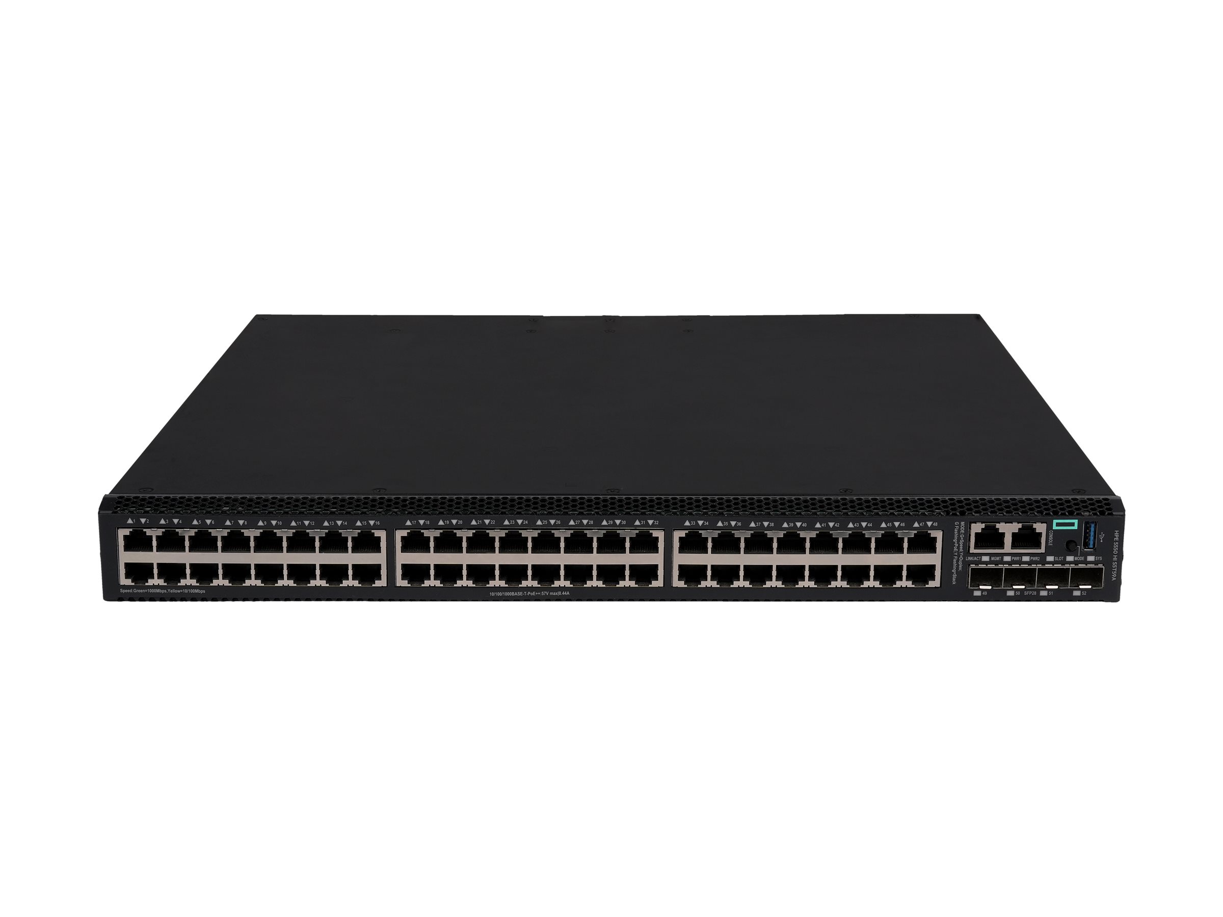 HPE Networking Comware 5550HI - Switch - 1 Slot - L3 - managed - 48 x 10/100/1000Base-T (PoE++)