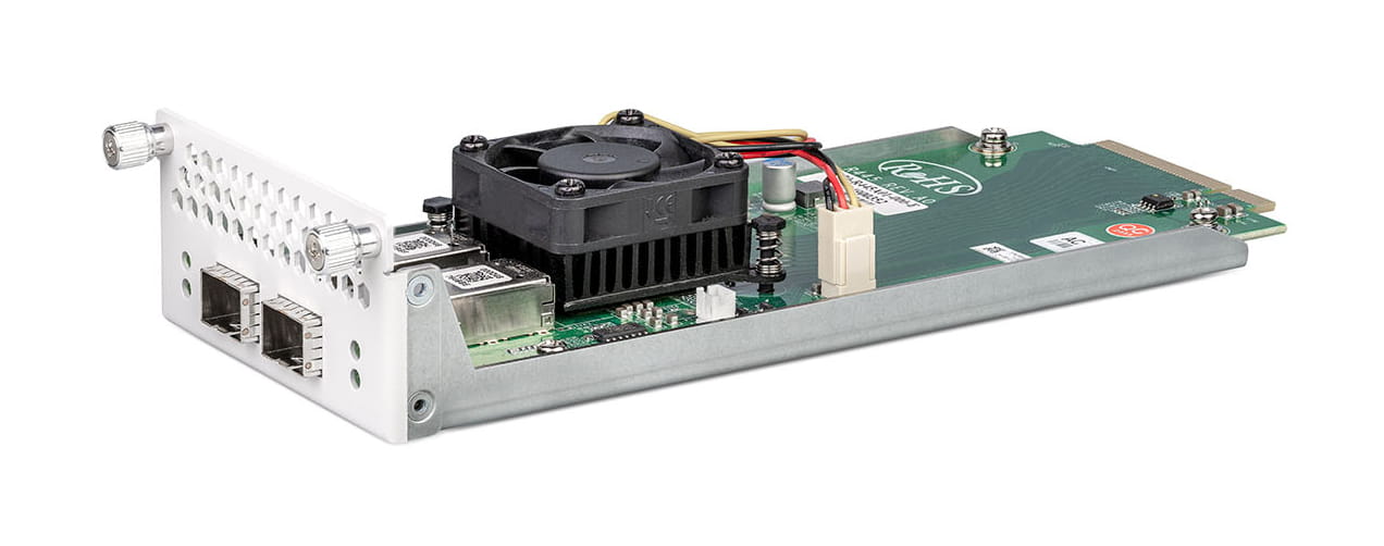 Lancom UF Extension Module 2x 10G SFP+ (UF-X60), Grün, Grau, Modul zur Porterweiterung