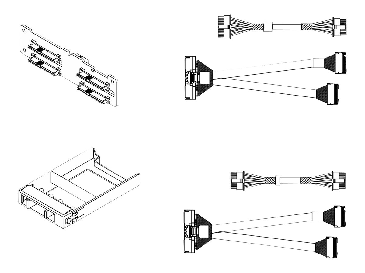 Lenovo Server NVMe Backplane - für ThinkSystem