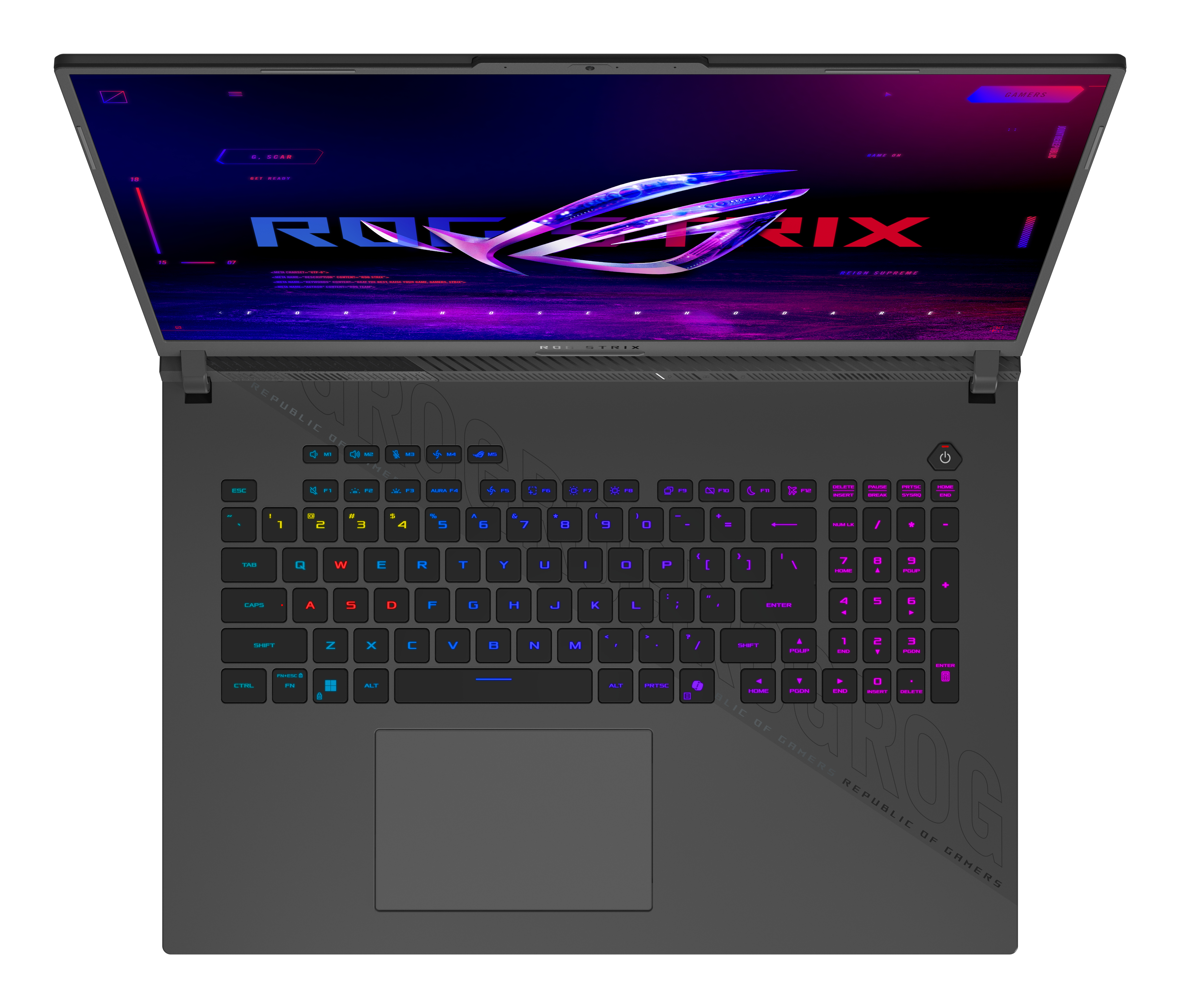 ASUS ROG Strix G18 G814PP-S8014W - AMD Ryzen 9 8940HX / 2.4 GHz - Win 11 Home - GeForce RTX 5070 - 32 GB RAM - 1 TB SSD NVMe - 45.7 cm (18")
