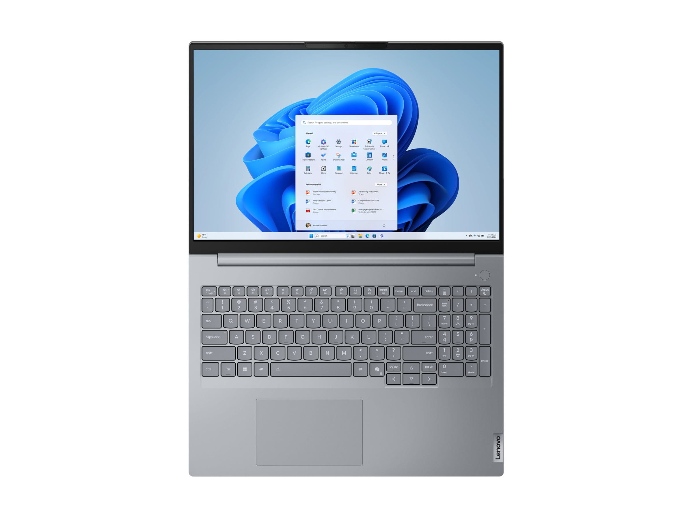 Lenovo ThinkBook 16 G8 IAL 21SK Intel Core Ultra 5 225U - Win 11 Pro - Intel Graphics - 32 GB RAM - 512 GB SSD NVMe - 40.6 cm (16")