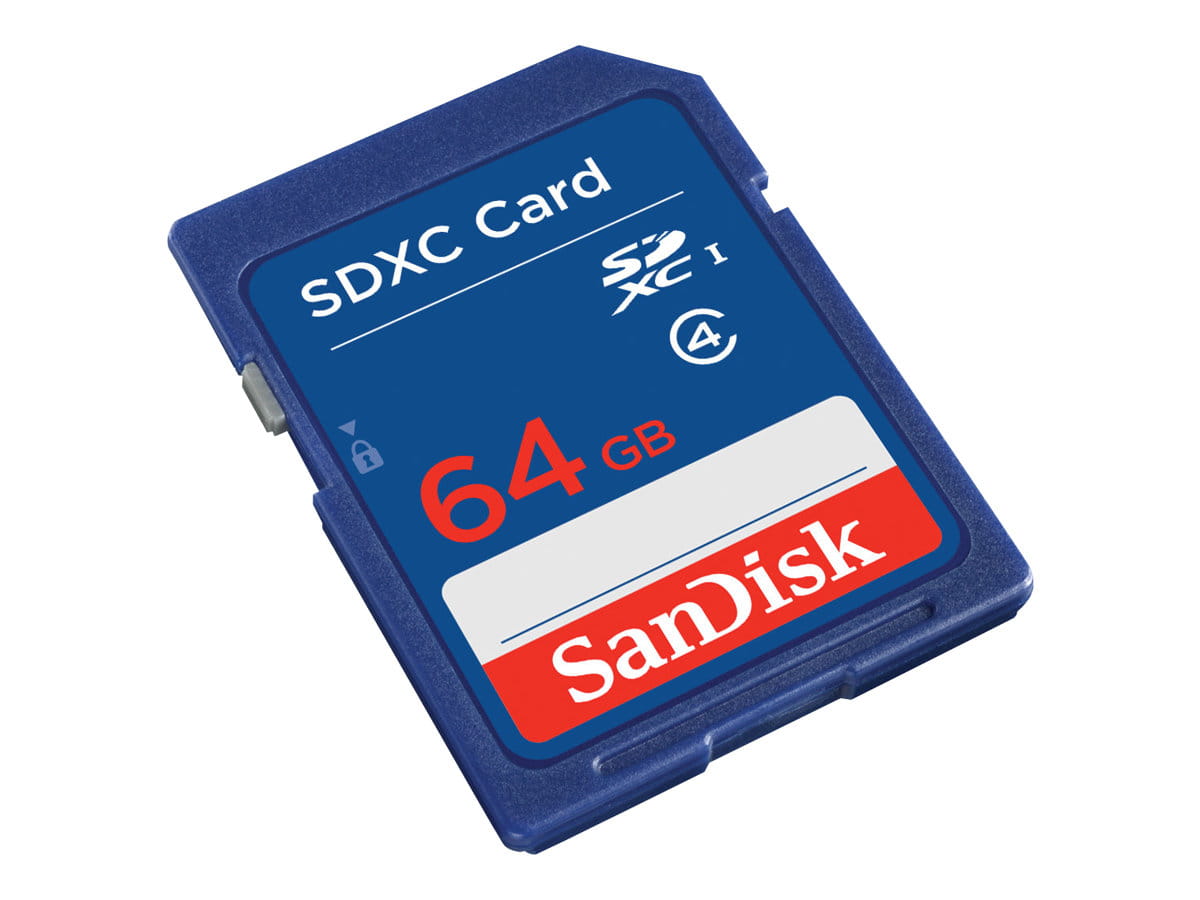 SanDisk Flash-Speicherkarte - 64 GB - Class 4