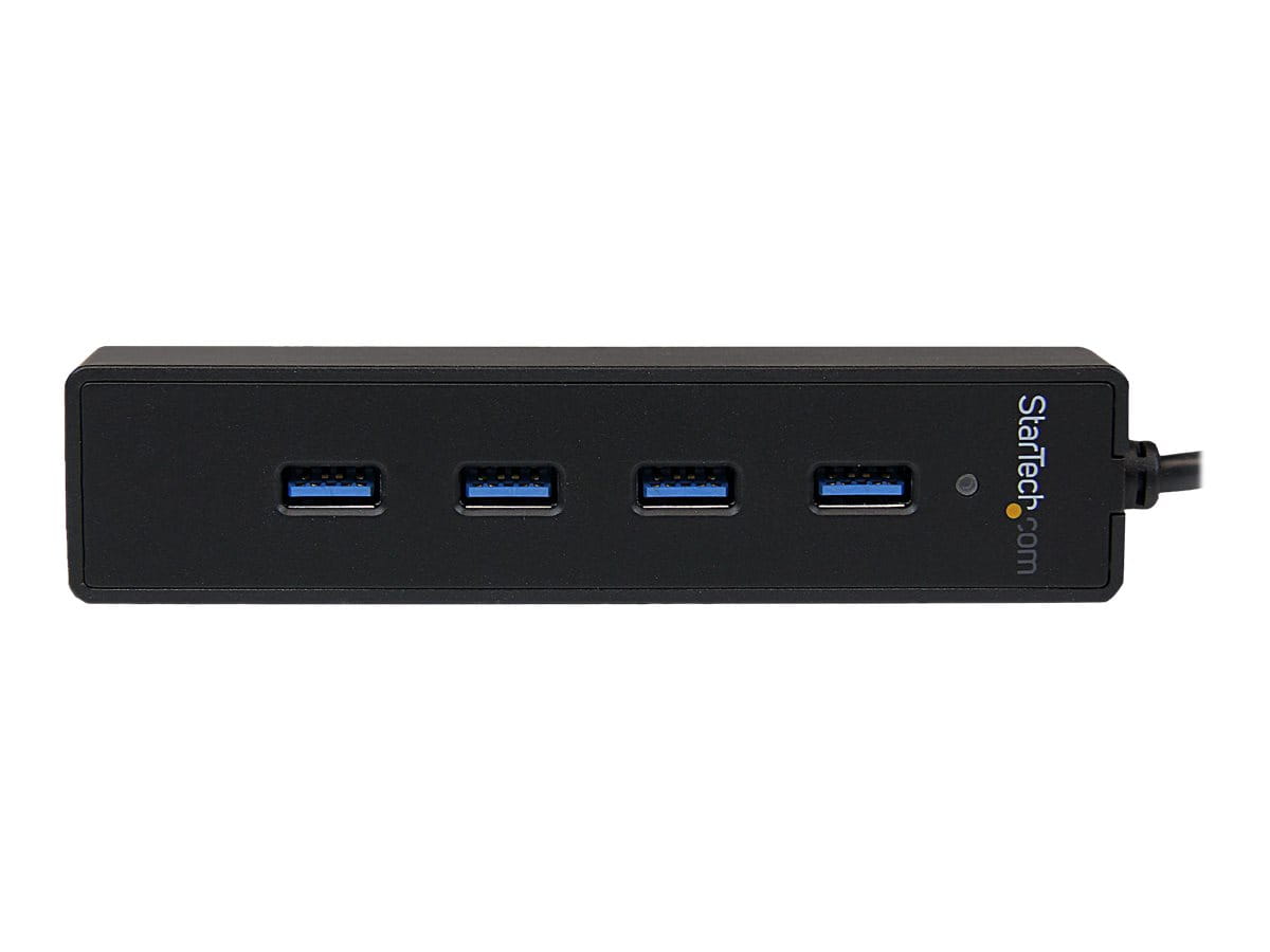 StarTech.com 4 Port USB 3.0 SuperSpeed Hub - Schwarz