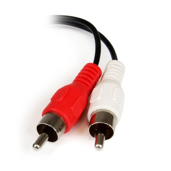 StarTech.com 15cm Audio Kabel 3,5mm Klinke auf 2x Cinch (Buchse/Stecker)