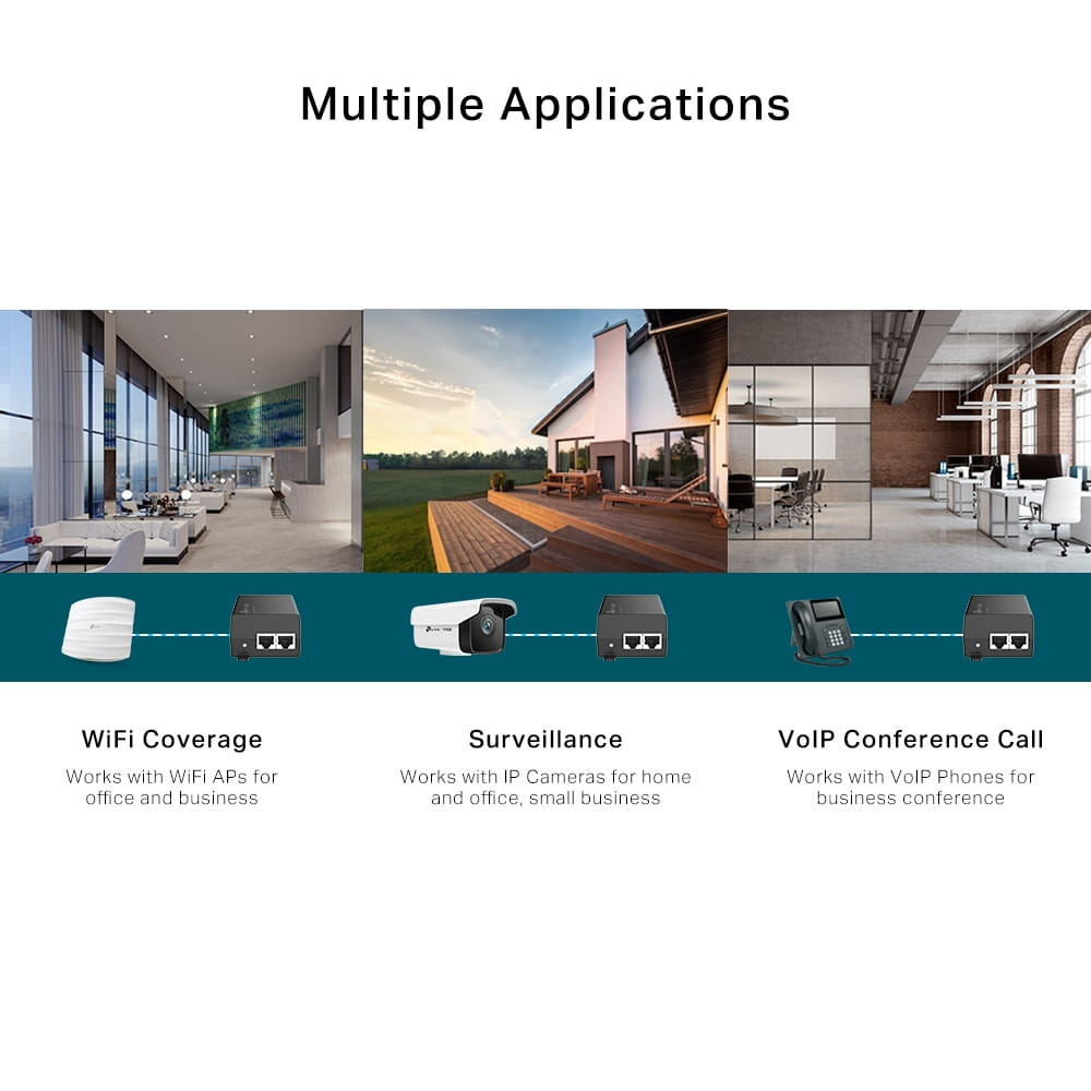 TP-LINK TL-POE160S V2 - Power Injector - Gigabit
