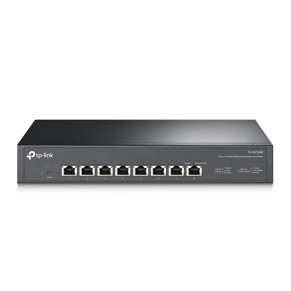 TP-LINK TL-SX1008 V1 - Switch - Desktop, an Rack