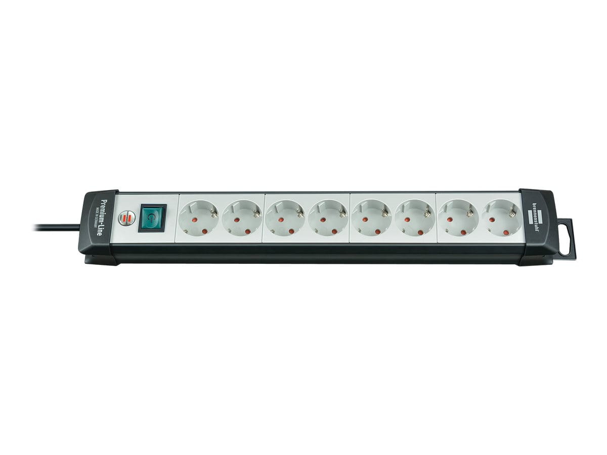 Brennenstuhl Premium-Line extension socket H05VV-F 3G1,5 - Steckdosenleiste - Eingabe, Eingang Stromversorgung - Ausgangsanschlüsse: 8 (Stromversorgung)