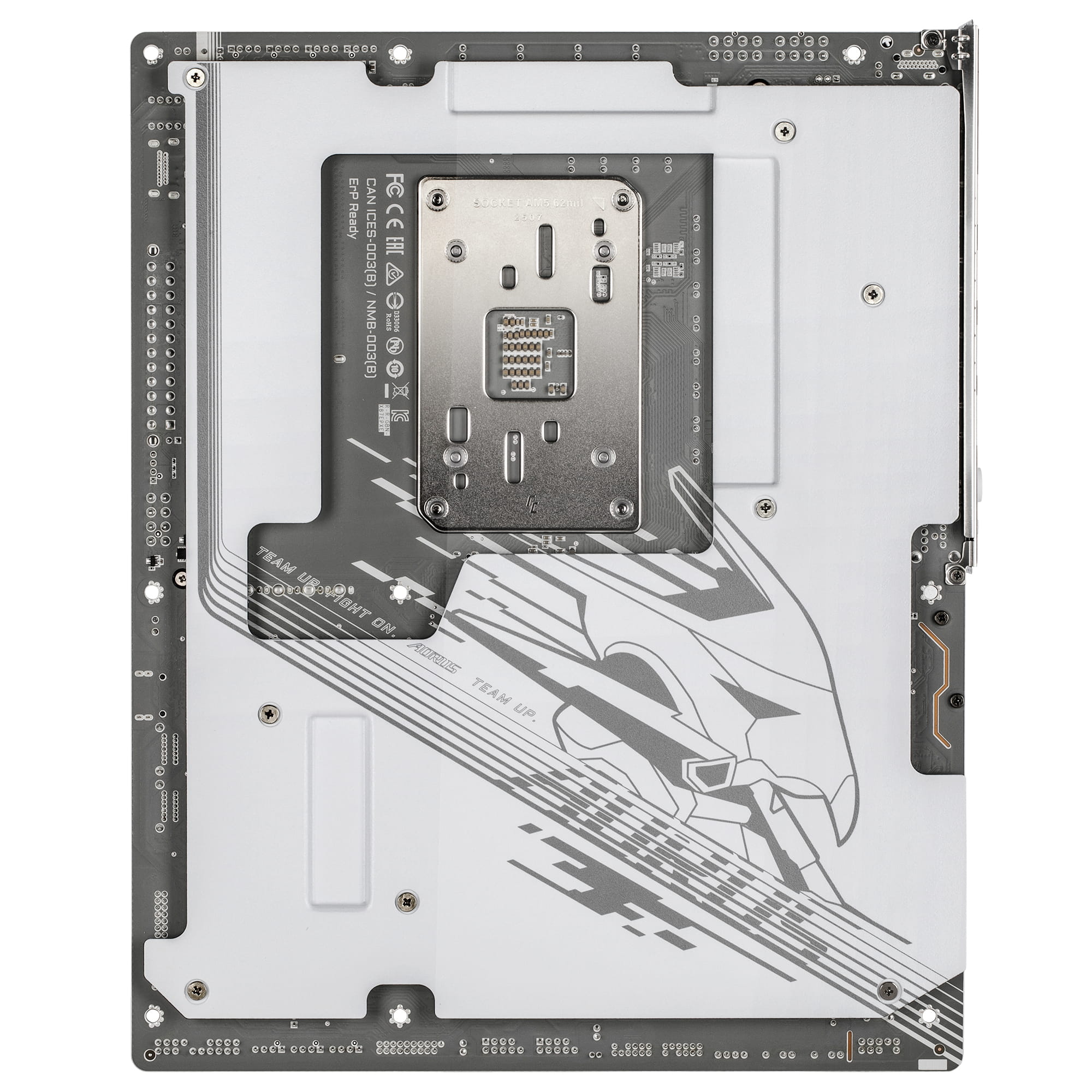Gigabyte X870E AORUS PRO X3D ICE Mainboard – Unterstützt AMD Ryzen 9000 Prozessoren, 18+2+2-Phasen Digital-VRM, bis zu 9000 Hz DDR5 (OC), 2 x PCIe 5.0 + 2 x PCIe 4.0, Wi-Fi 7, 5 GbE LAN, USB 4, AMD, Sockel AM5, AMD Ryzen 7000 Series, AMD Ryzen 8000 Se