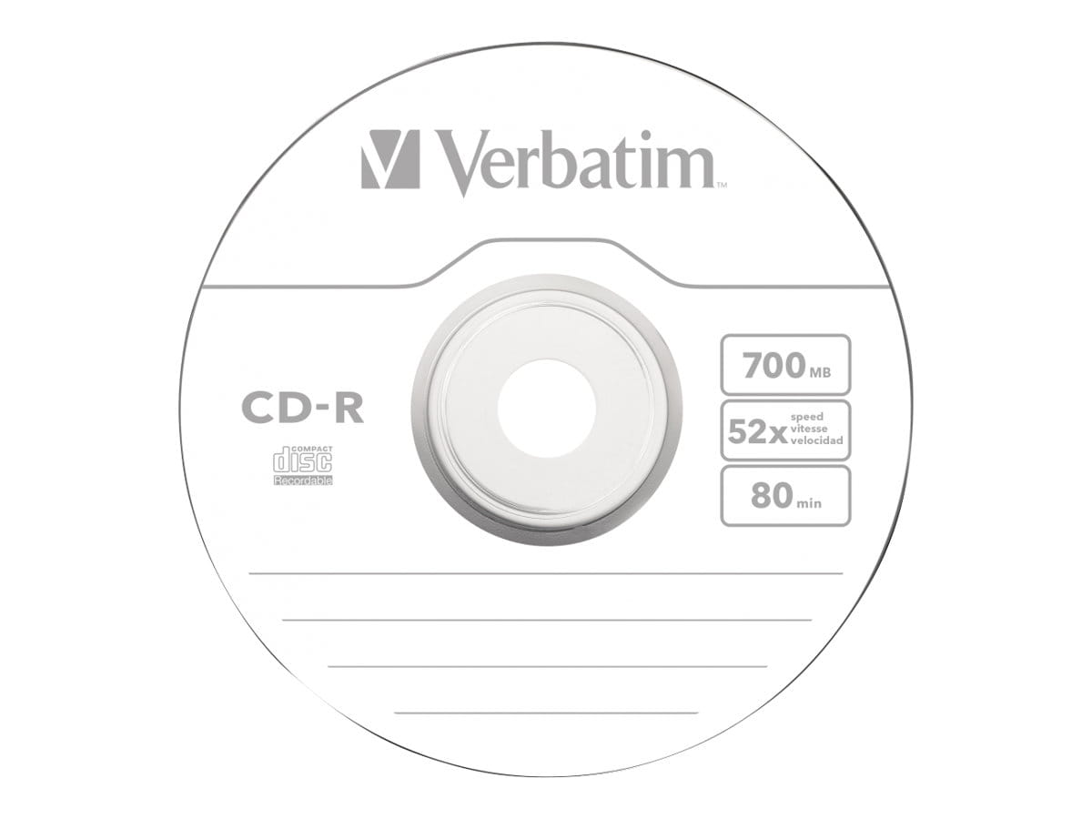 Verbatim 100 x CD-R - 700 MB (80 Min) 52x
