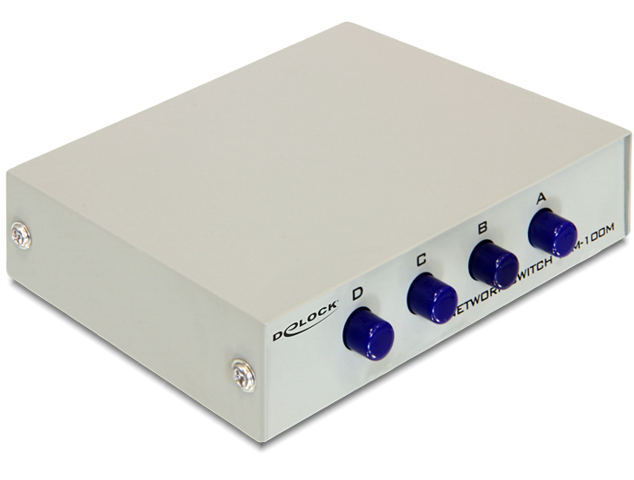 Delock Switch - 4 x 10/100 - Desktop