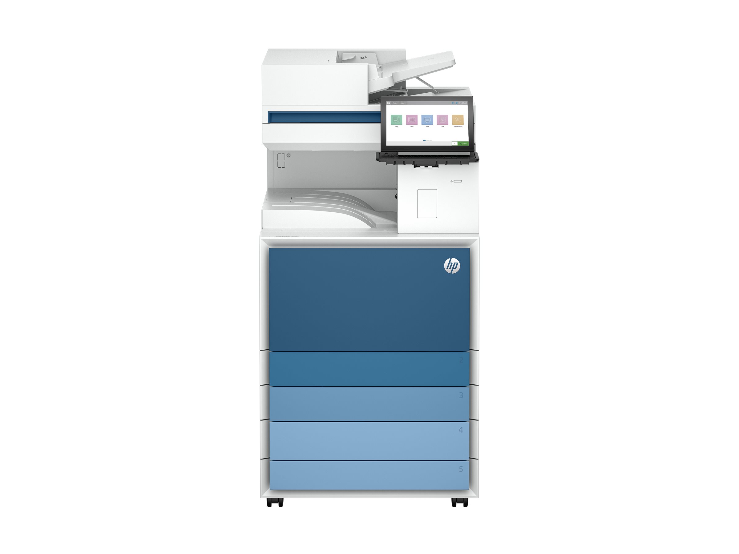 HP LaserJet Enterprise Flow mfp 8601z - Multifunktionsdrucker - s/w - Laser - A3 (297 x 420 mm)