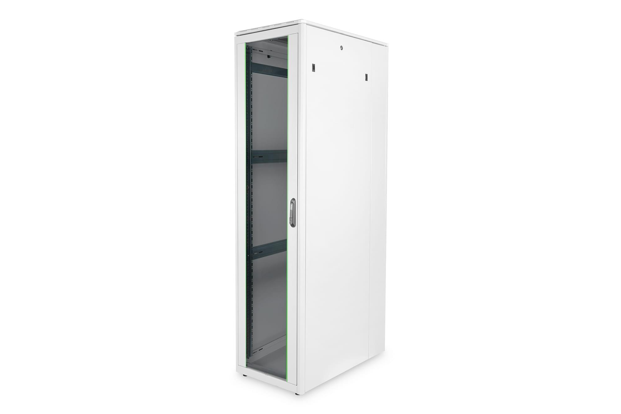 DIGITUS Unique DN-19 47U-6/10-1 - Schrank Netzwerkschrank - Hellgrau, RAL 7035 - 47U - 48.3 cm (19")