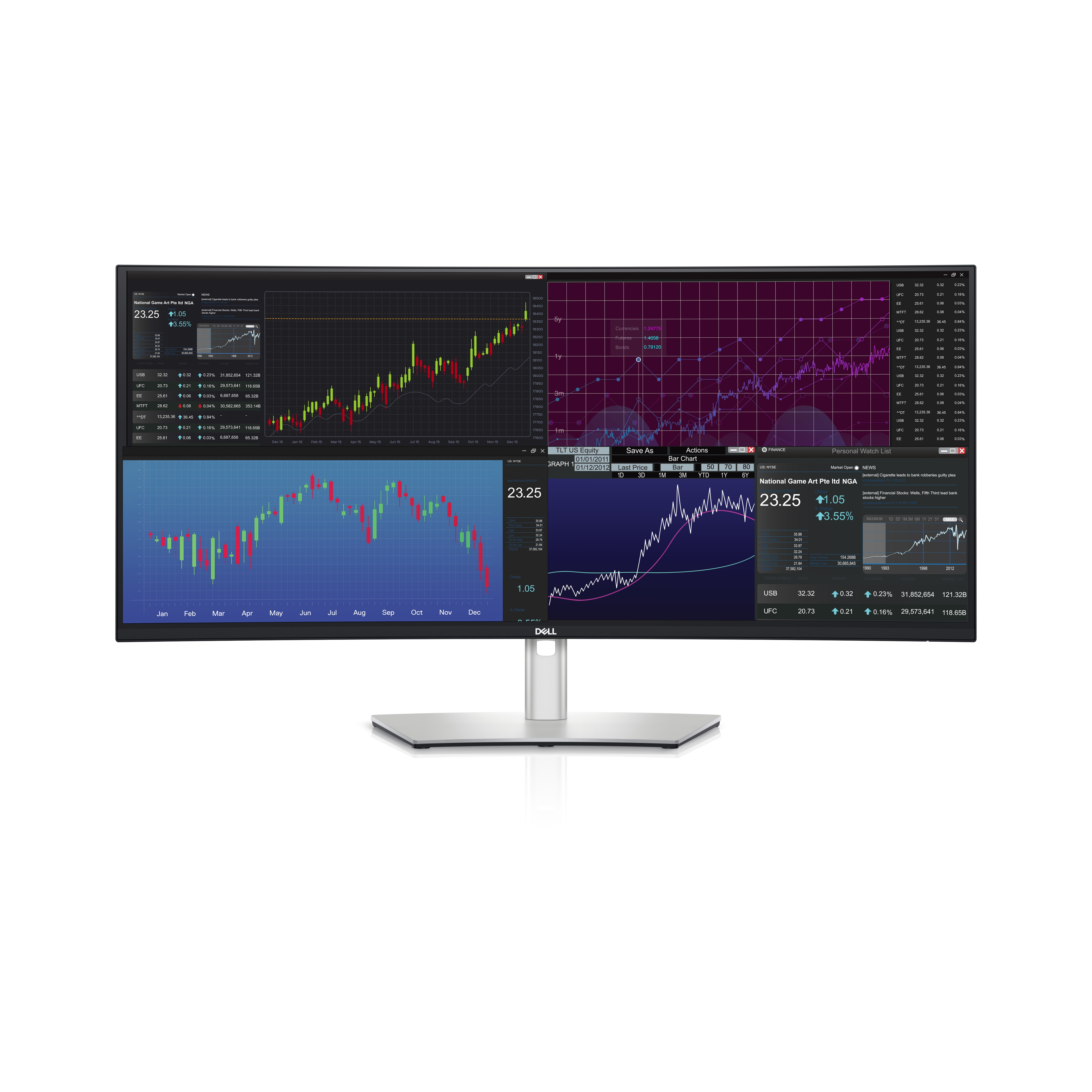 Dell UltraSharp U3824DW - LED-Monitor - gebogen - 96.5 cm (38")