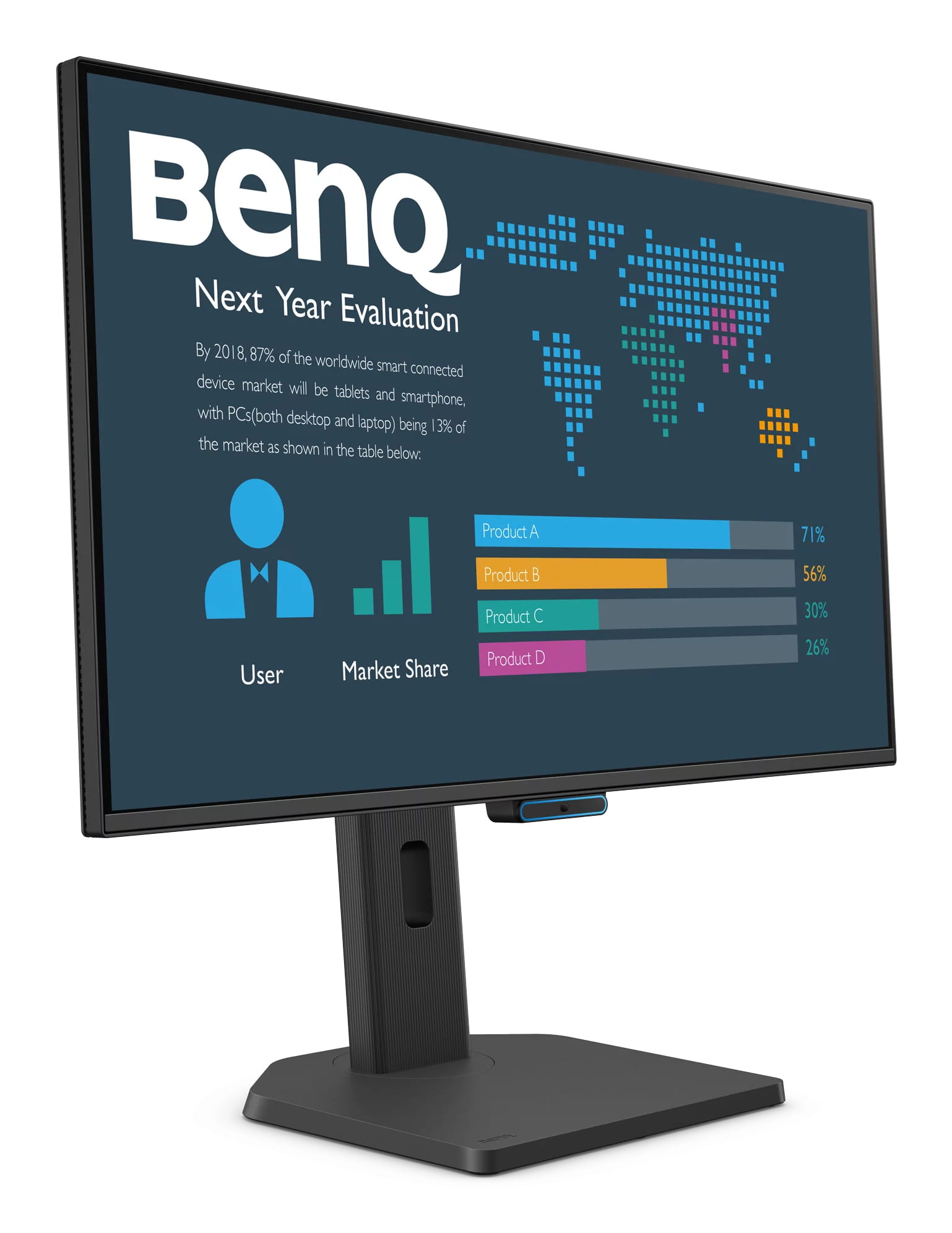 BenQ BL2790TC, 68,6 cm (27"), 1920 x 1080 Pixel, Full HD, LCD, 5 ms, Schwarz