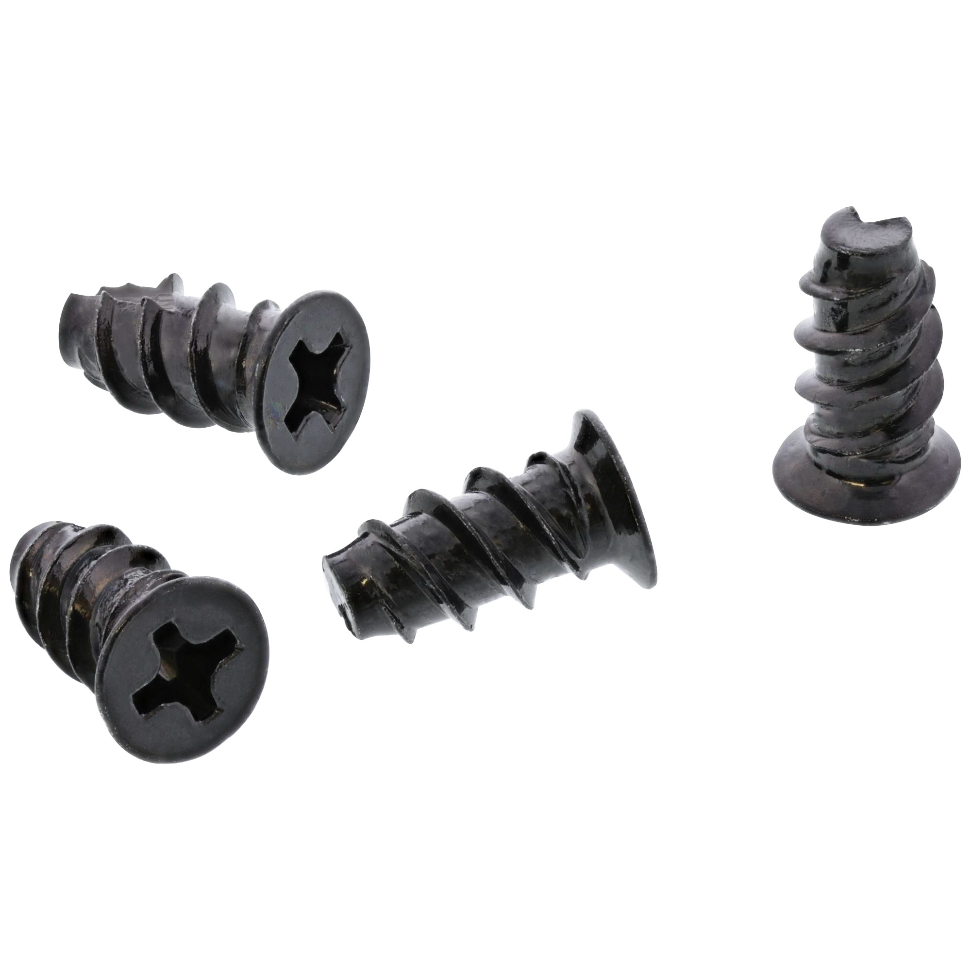 InLine Lüfterschrauben - 5,0x10,0mm - schwarz 50er Pack