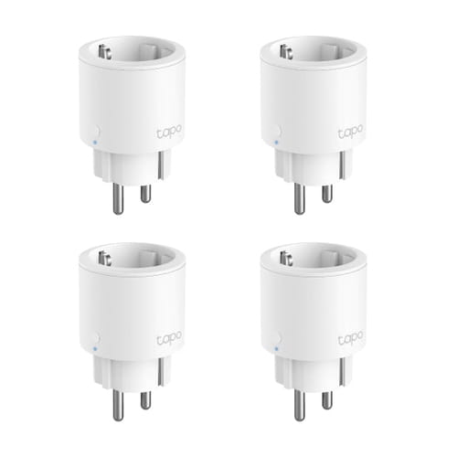 TP-LINK Tapo P115 V1 - Smart-Stecker - kabellos - 802.11b/g/n, Bluetooth - 2.4 Ghz (Packung mit 4)