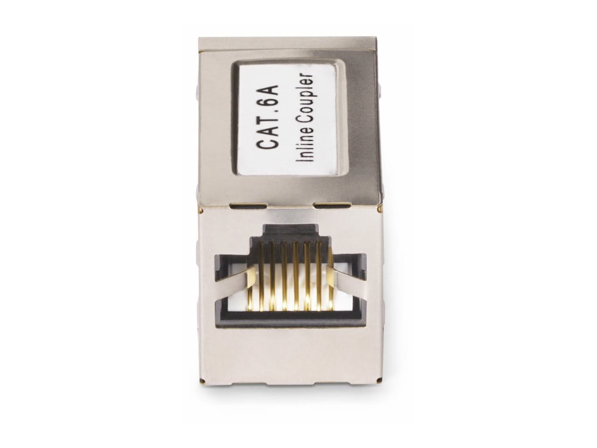 StarTech.com Shielded RJ45 Coupler, Inline Cat6a Coupler, F/F - Netzwerkkoppler - RJ-45 (W)