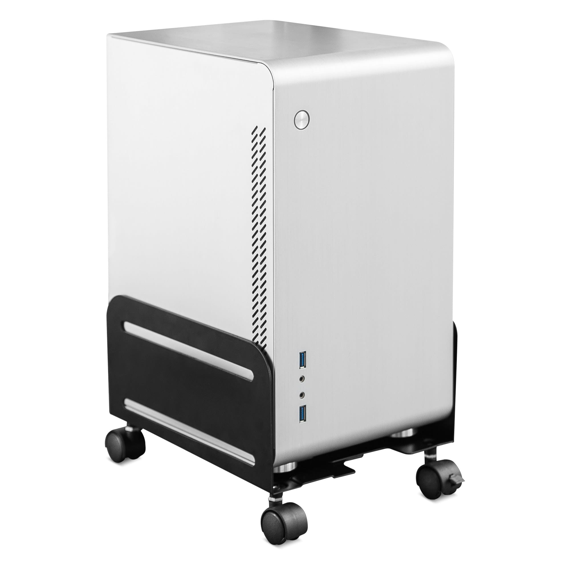 InLine PC-Trolley - Rollhilfe für Computergehäuse - max 10kg - schwarz