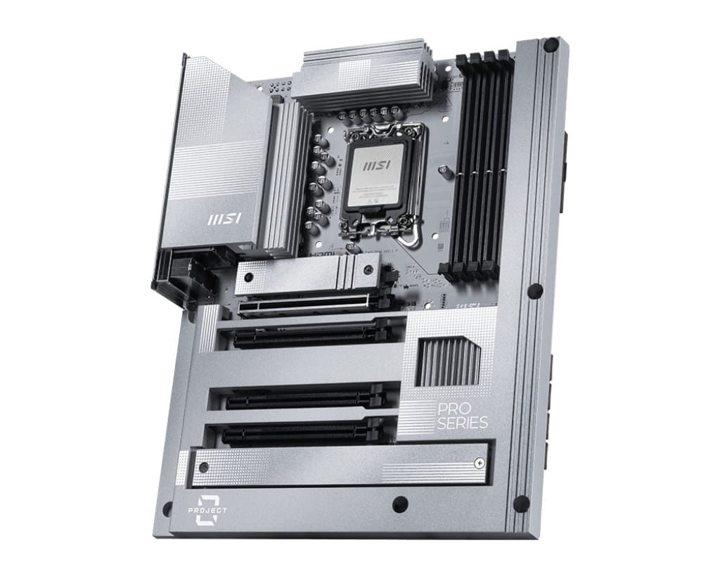 MSI PRO Z890-S WIFI PZ - Motherboard - ATX - LGA1851-Sockel - Z890 Chipsatz - USB-C 3.2 Gen 2x2, USB 3.2 Gen 1, USB4 - 2.5 Gigabit LAN, Wi-Fi 7, Bluetooth - Onboard-Grafik (CPU erforderlich)