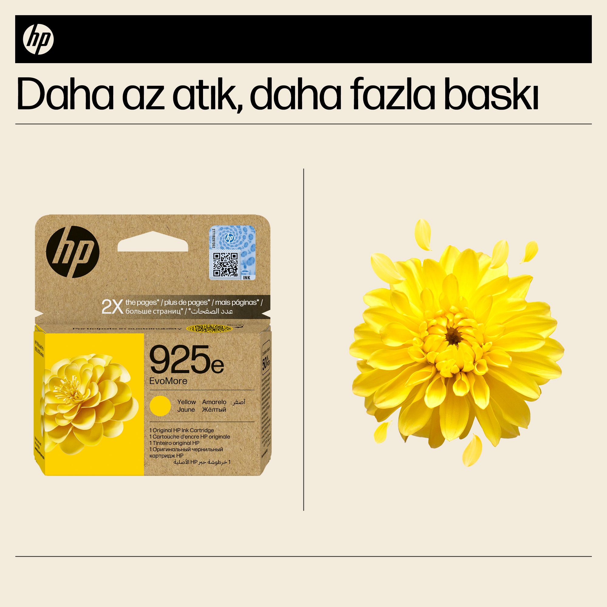 HP 925e EvoMore - Gelb - original - Tintenpatrone