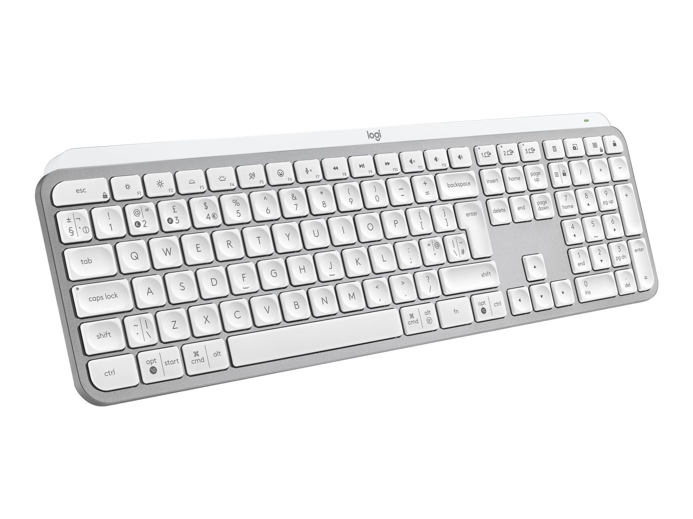 Logitech MX Keys S - Tastatur - hinterleuchtet - kabellos - Bluetooth LE - QWERTY - Nordisch (Dänisch/Finnisch/Norwegisch/Schwedisch)
